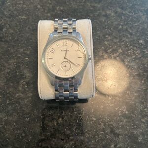 Men’s Coach Silver Watch